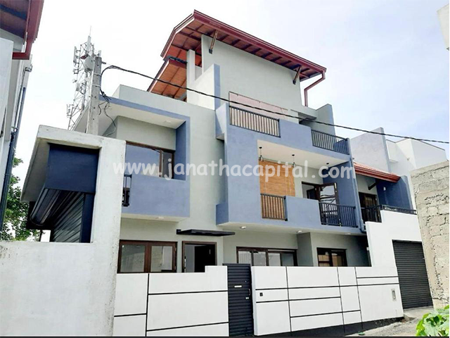 Brand New Modern Three Story House For Sale in Malabe